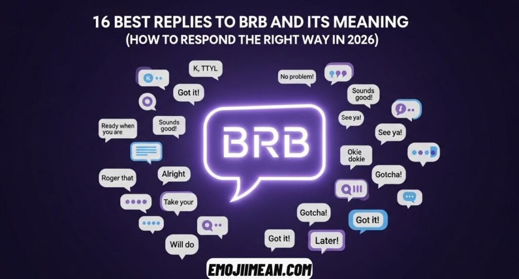 Best Replies to BRB and Its Meaning