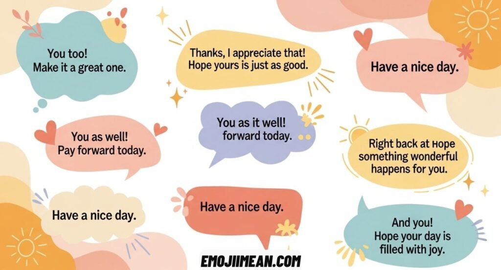 Best Replies to "Have a Nice Day