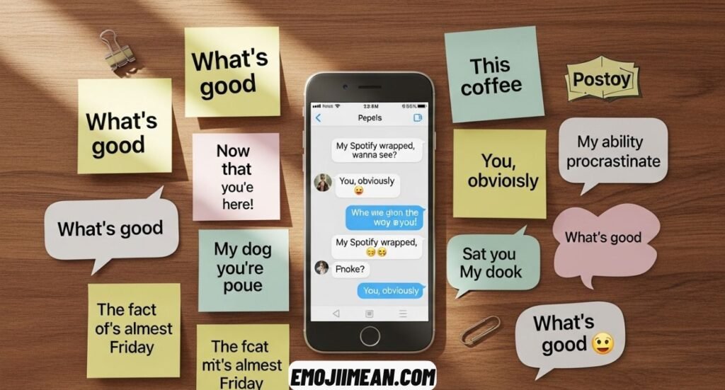 Best Replies to What's Good (WSG