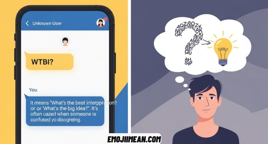 Best Reply to WTBI and Its Meaning