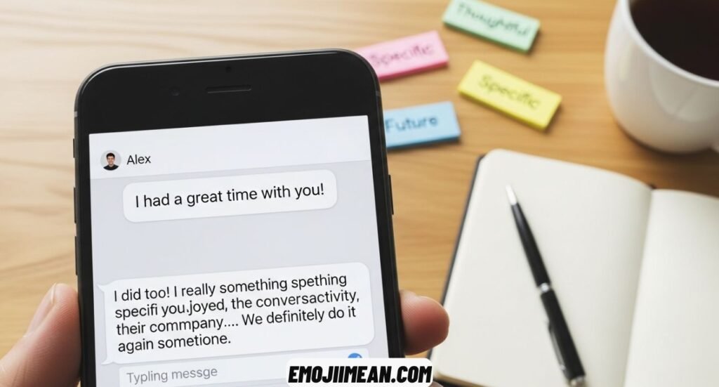 Best Responses to "I Had a Great Time With You