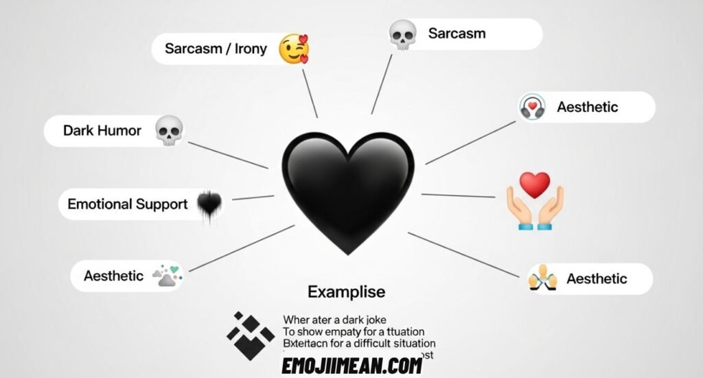 Black Heart Emoji Meaning and Where to Use?