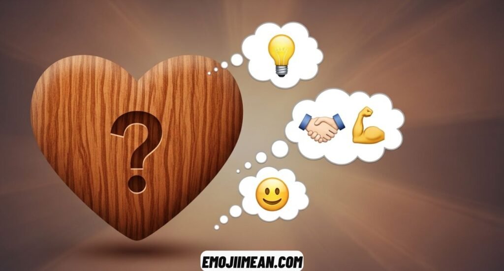 Brown Heart Emoji Meaning and Best Responses