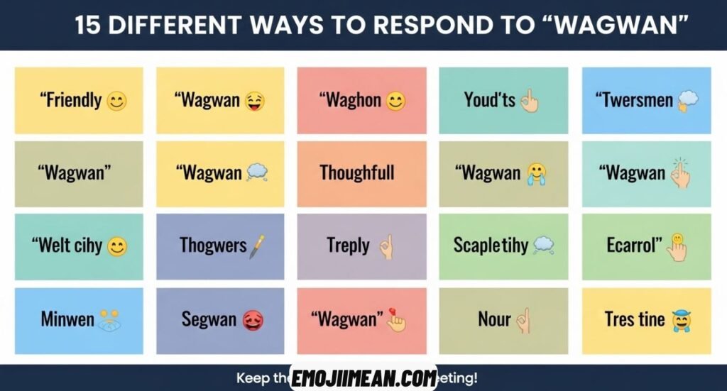 Different Ways to Respond to “Wagwan”