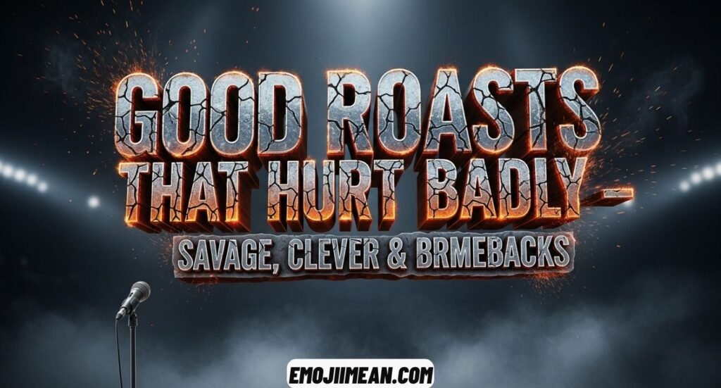 Good Roasts That Hurt Badly