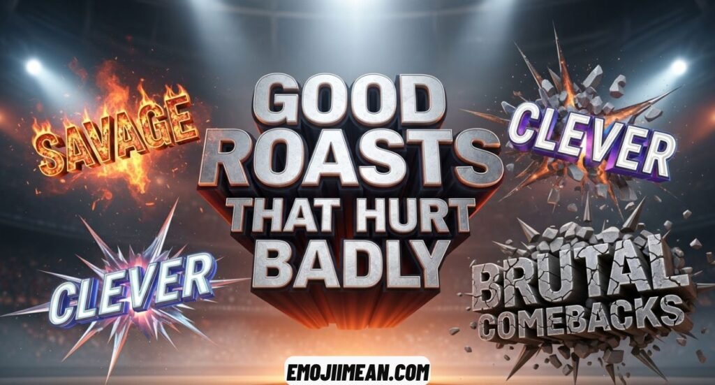 Good Roasts That Hurt Badly