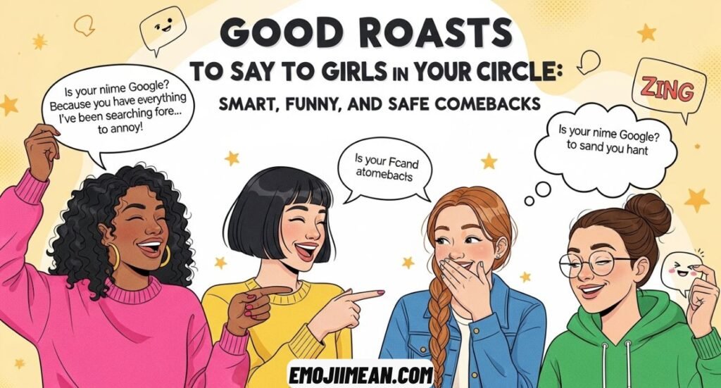 Good Roasts to Say to Girls in Your Circle
