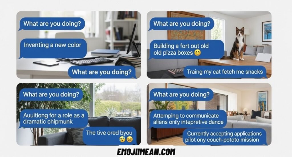 Hilarious Replies to "What Are You Doing" Texts