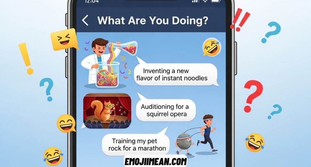 Hilarious Replies to "What Are You Doing" Texts