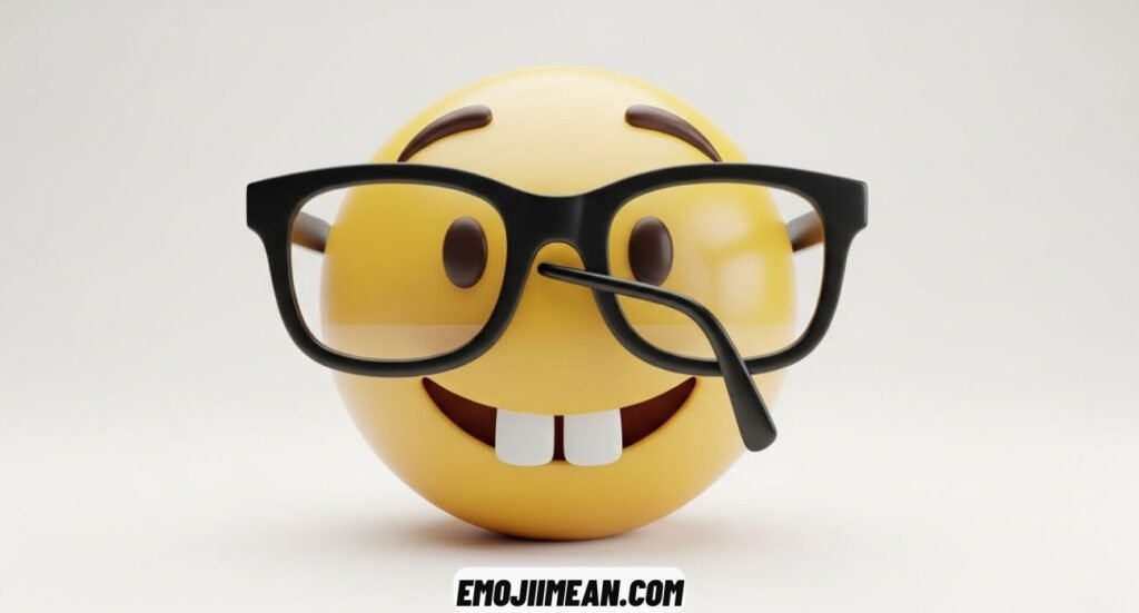 Nerd Face Emoji Meaning