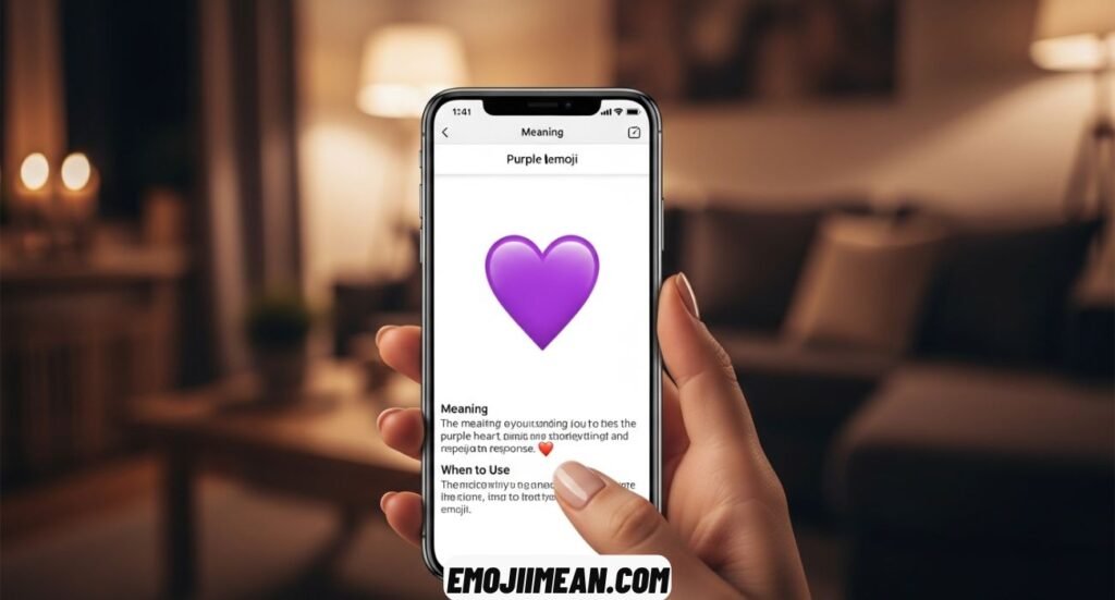 Purple Heart Emoji Meaning