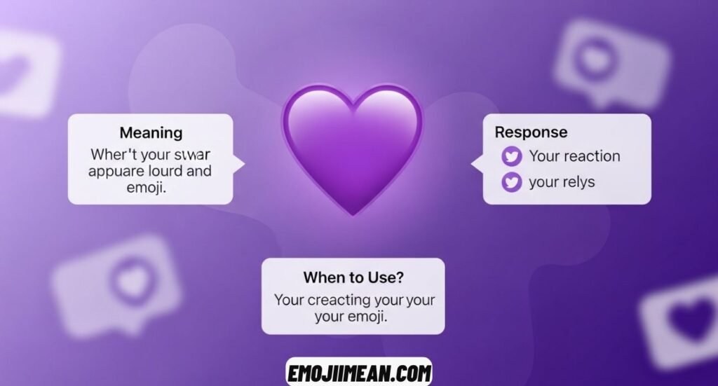 Purple Heart Emoji Meaning