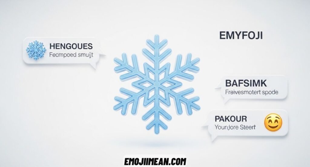 Snowflake Emoji Meaning