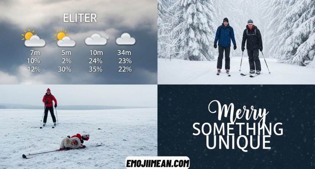 Snowflake Emoji Meaning