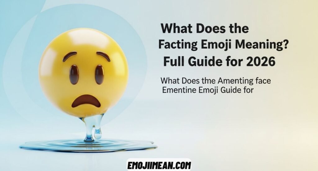 What Does the Melting Face Emoji Meaning