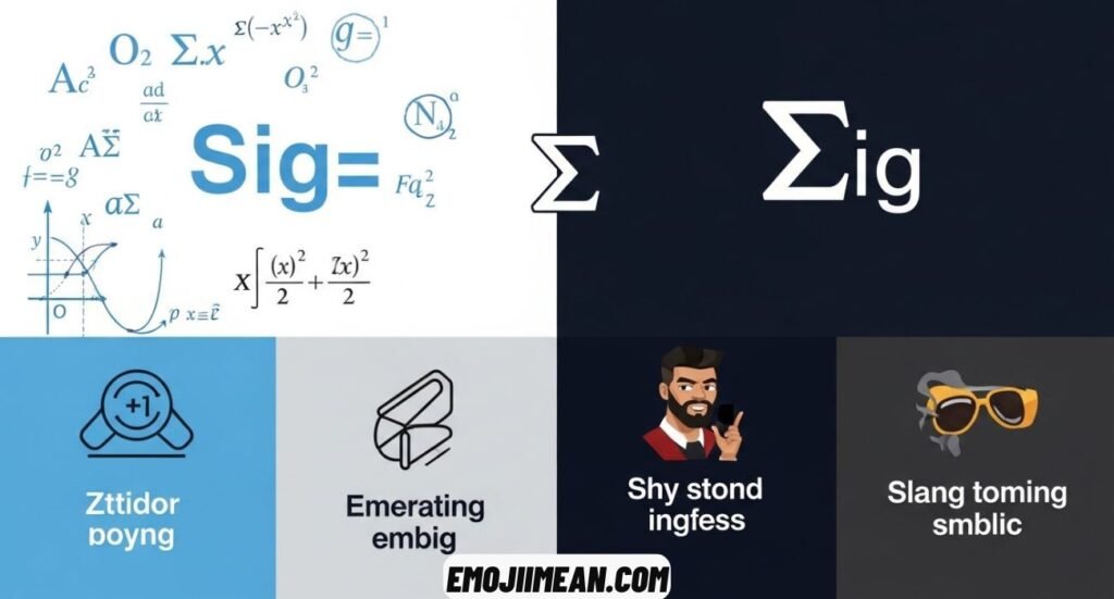 What Does the Sigma Emoji Mean