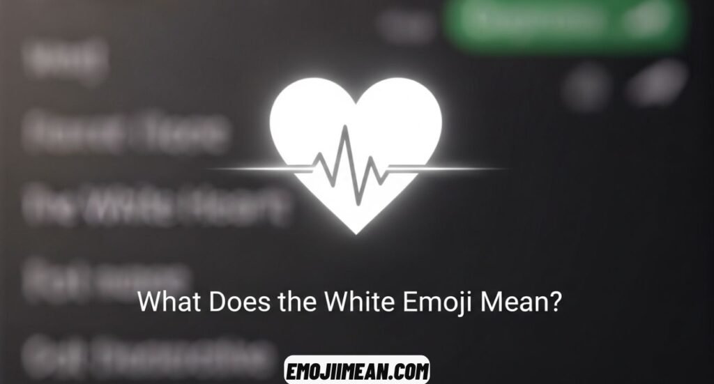 What Does the White Heart Emoji Mean