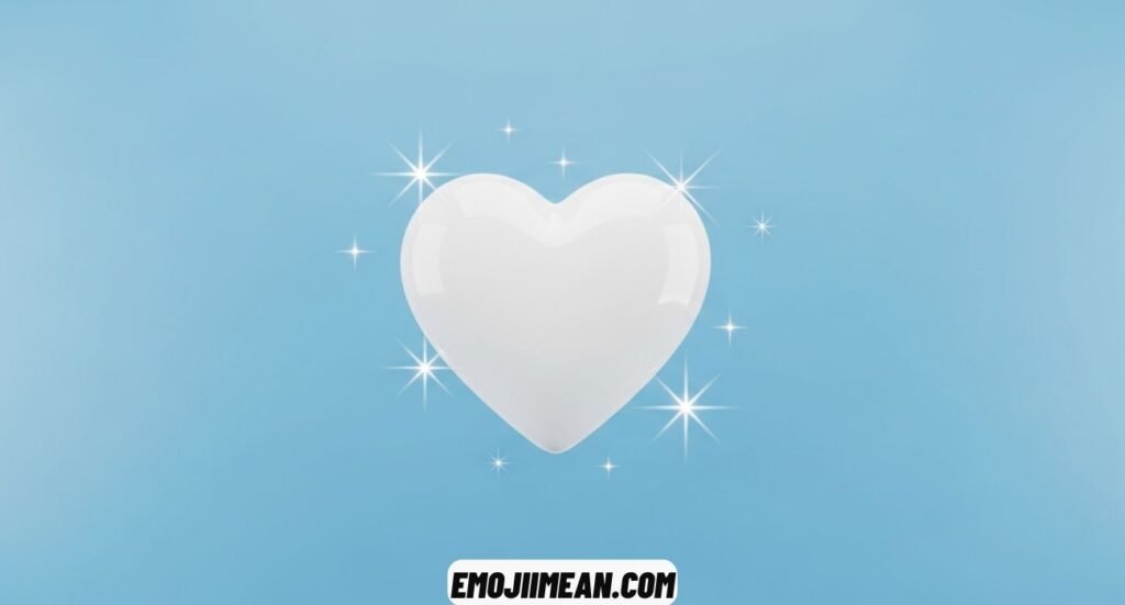 What Does the White Heart Emoji Mean