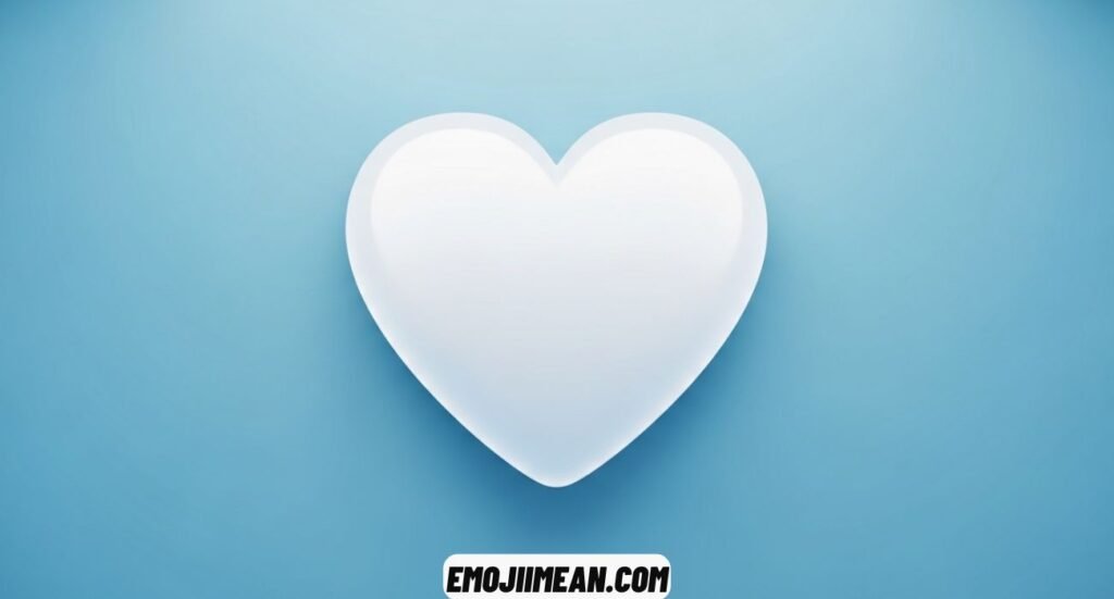 What Does the White Heart Emoji Mean