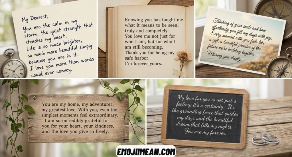 Emotional Love Messages for Him to Touch His Heart Deeply