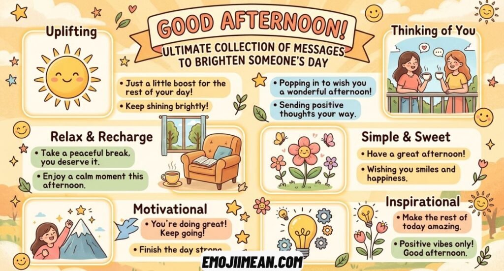 Good Afternoon Messages to Brighten Someone’s Day