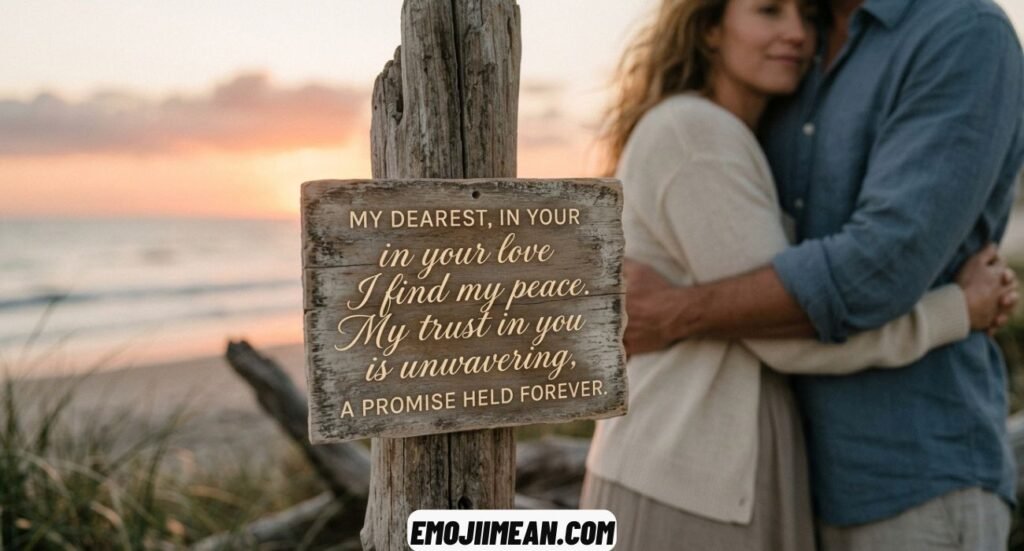 Heartfelt Love and Trust Message for Her