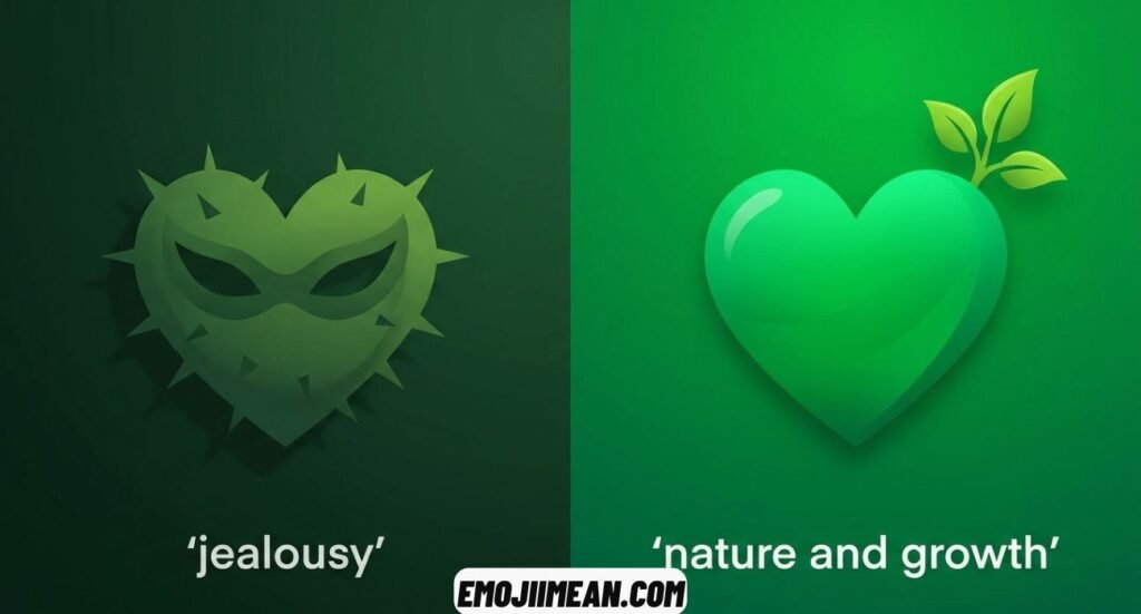 What Does a Green Heart Emoji
