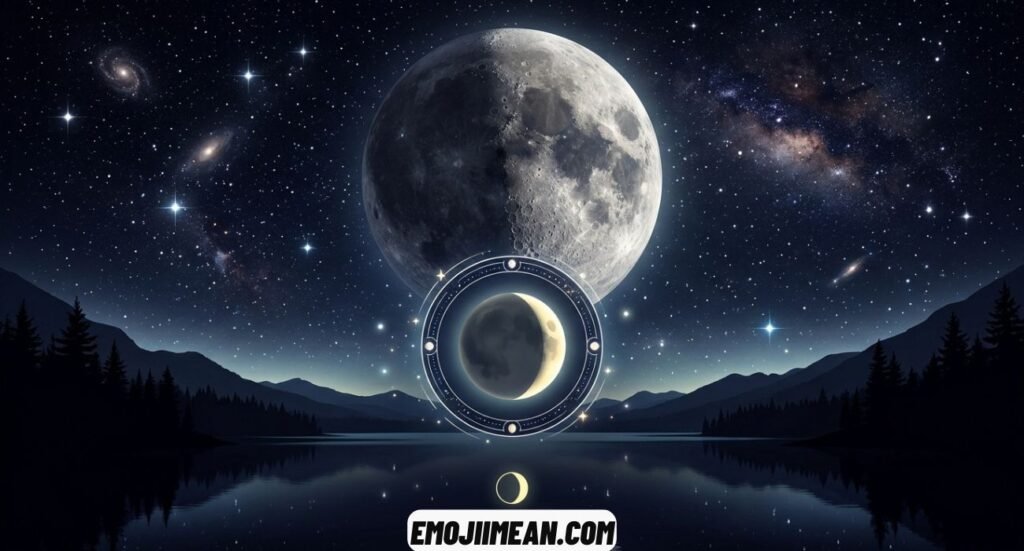 What Is the Current Phase of the Moon as an Emoji