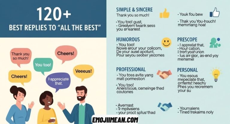 Best Replies to "All the Best