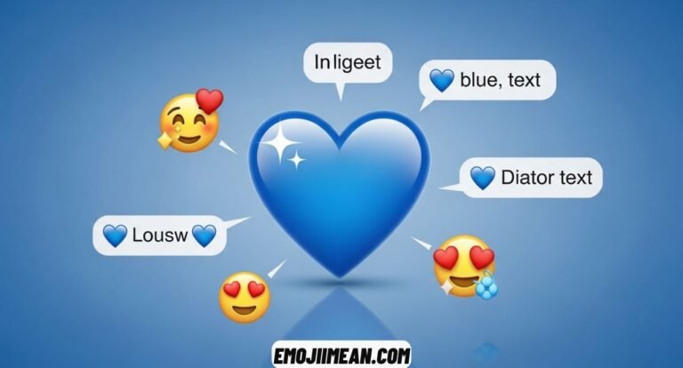 Blue Heart Emoji Meaning Explained