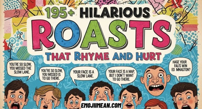 Hilarious Roasts That Rhyme And Hurt