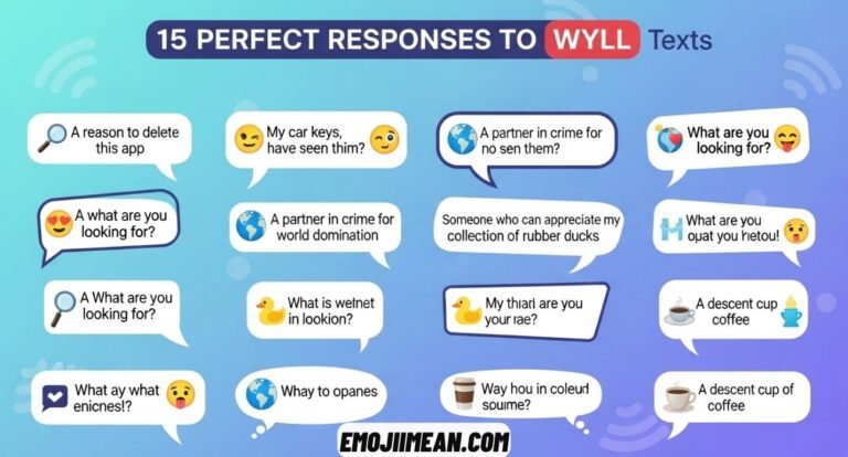 Perfect Responses to WYLL Texts