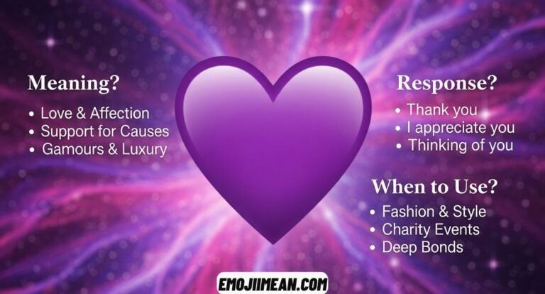 Purple Heart Emoji Meaning