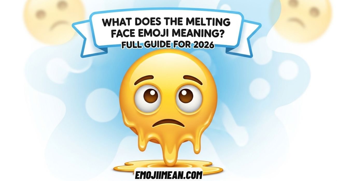 What Does the Melting Face Emoji Meaning