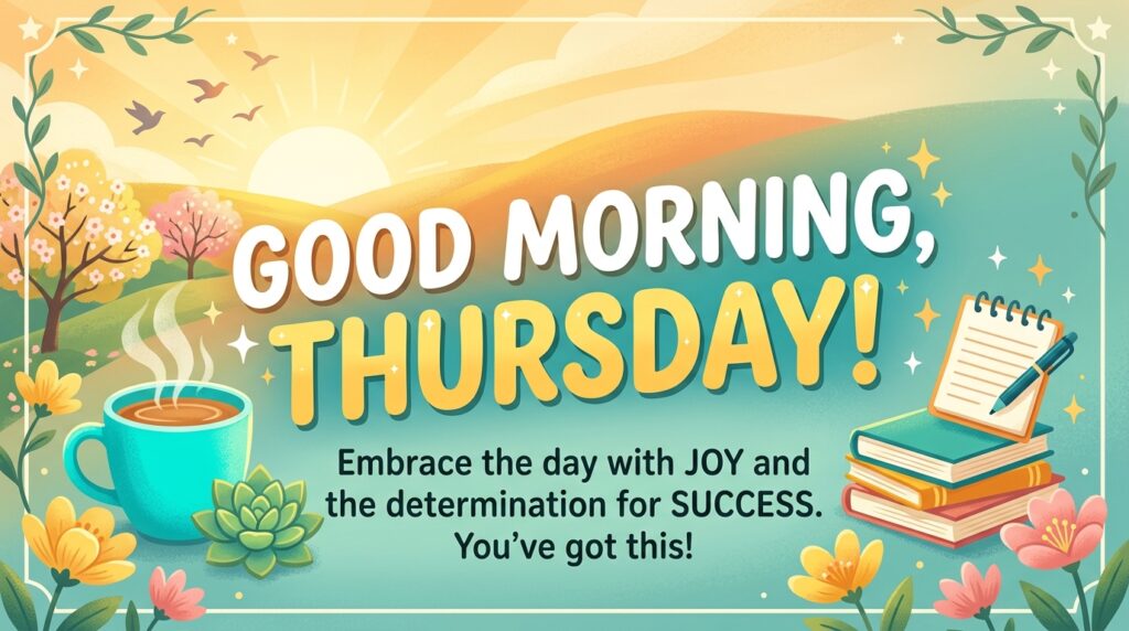 Good Morning Thursday Wishes to Inspire