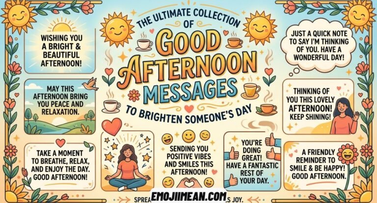 Good Afternoon Messages to Brighten Someone’s Day
