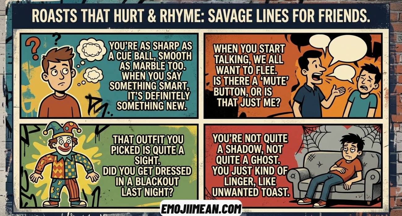 Roasts That Hurt and Rhyme