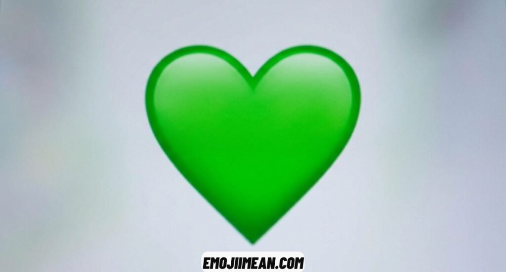 What Does a Green Heart Emoji